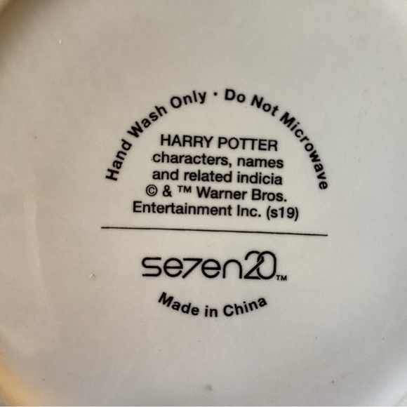 Harry Potter Coffee Mug White Harry Ron Hermione Chibi Character like new - Picture 6 of 6